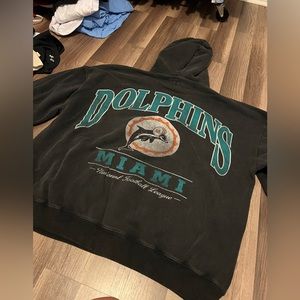 miami dolphins abercrombie oversized hoodie